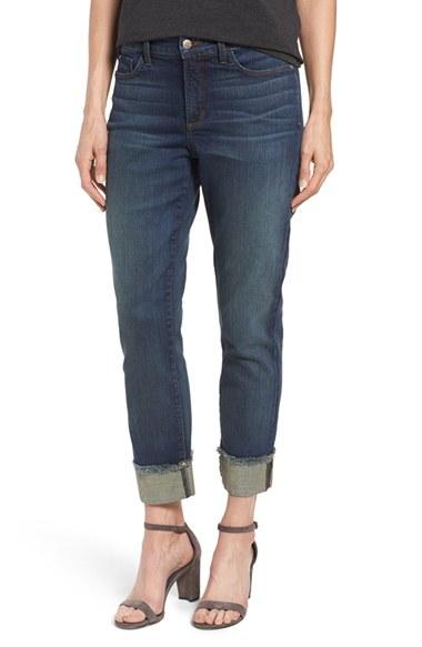 Women's Nydj 'marnie' Stretch Cuffed Boyfriend Jeans