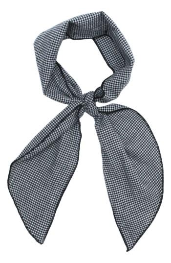 Women's Donni Charm Gigi Gingham Scarf, Size - Black
