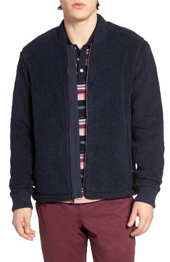 Men's Original Penguin Faux Shearling Bomber Jacket