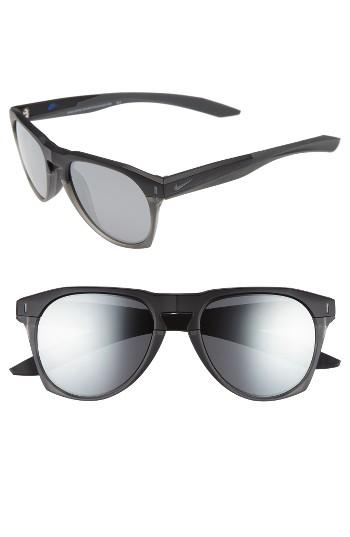 Men's Nike Essential Navigator 54mm Sunglasses - Matte Anthracite / Cargo Khaki