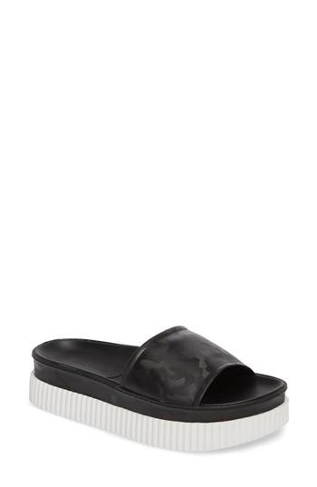 Women's Kendall + Kylie Isla Pool Slide Sandal M - Black