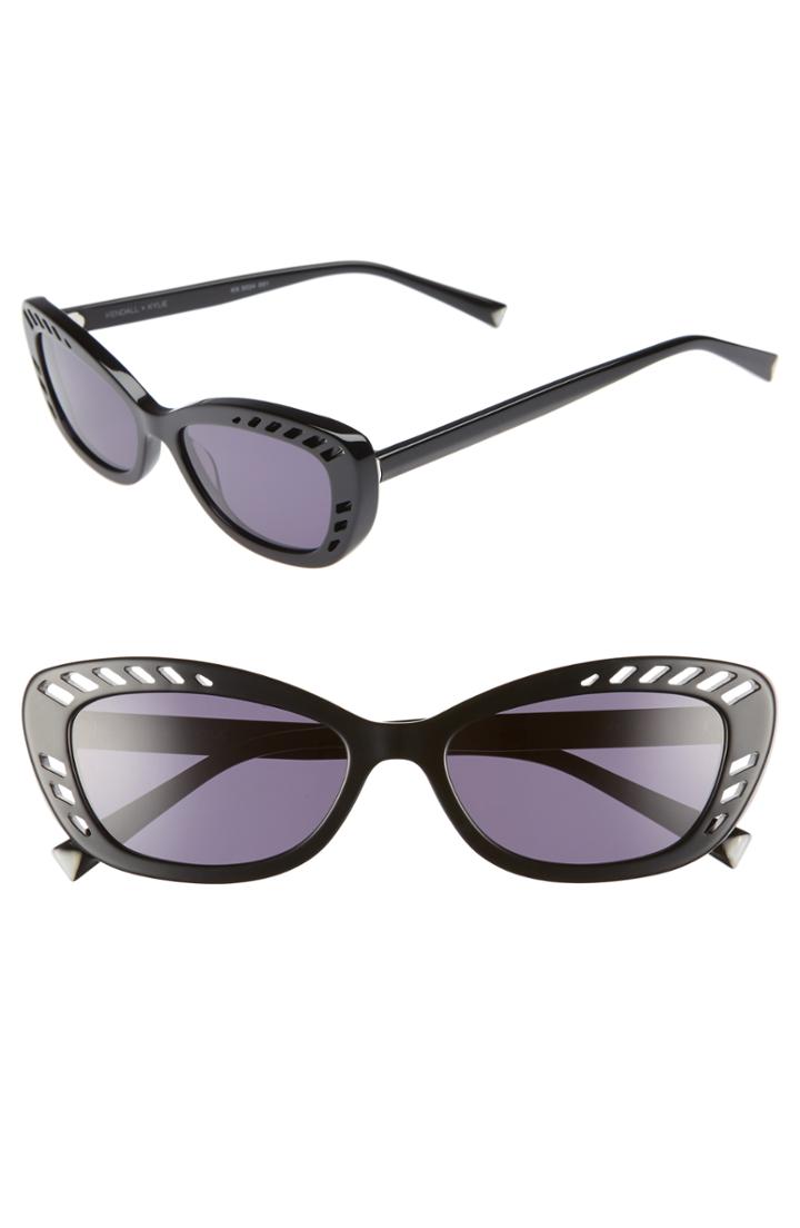 Women's Kendall + Kylie Extreme 55mm Cat Eye Sunglasses -