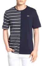 Men's Lacoste L!ve Stripe Block T-shirt