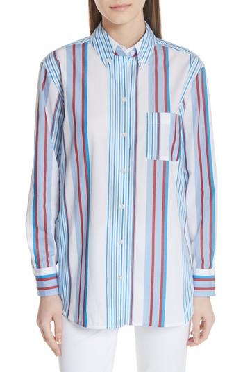 Women's Equipment Margaux Stripe Shirt - Blue
