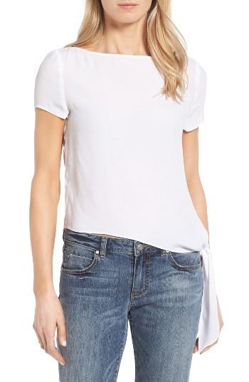 Women's Rd Style Side Tie Blouse - White