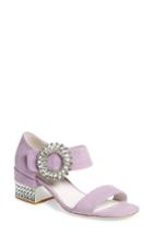Women's Jeffrey Campbell Kaylene Crystal Embellished Sandal M - Purple