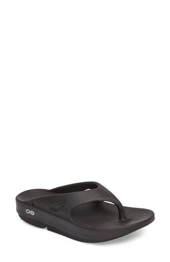 Women's Oofos Ooriginal Flip-flop M - Black