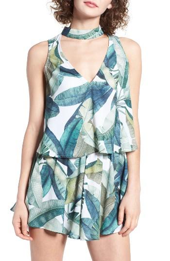 Women's Show Me Your Mumu Casey Choker Neck Crop Tank
