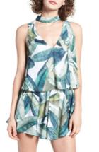 Women's Show Me Your Mumu Casey Choker Neck Crop Tank