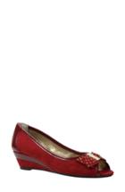 Women's J. Renee Azahar Wedge .5 B - Red