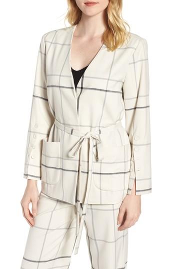 Women's Habitual Tie Front Jacket - White