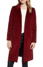 Women's Helene Berman Corduroy College Coat - Orange