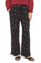 Women's Velvet By Graham & Spencer Floral Printed Pants - Black