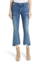 Women's Frame Le Crop Mini Boot Raw Hem Jeans - Blue