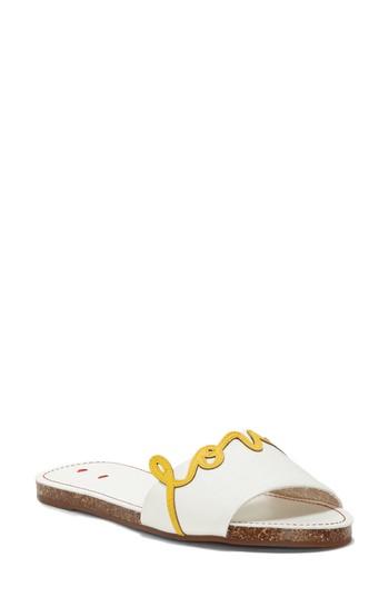 Women's Ed Ellen Degeneres Sharlin Slide Sandal M - White