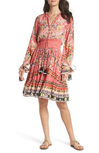 Women's Hemant & Nandita Short Cover-up Dress - Red