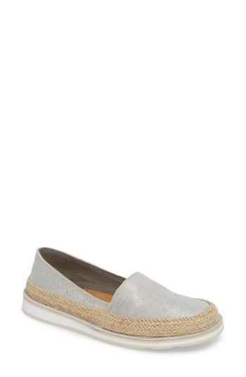 Women's Ariat Cruiser Espadrille Loafer M - Metallic