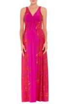 Women's Olian 'scarlet' Sleeveless Maternity Maxi Dress - Red