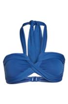 Women's Seafolly Halter Bikini Top Us / 8 Au - Blue