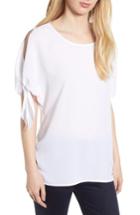 Women's Michael Michael Kors Slit Sleeve Top - White