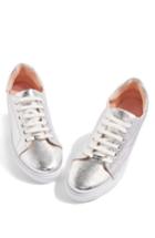 Women's Topshop Cosmo Metallic Lace-up Sneaker .5us / 36eu - Metallic