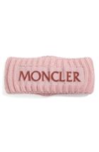 Moncler Rib Knit Headband, Size - Pink