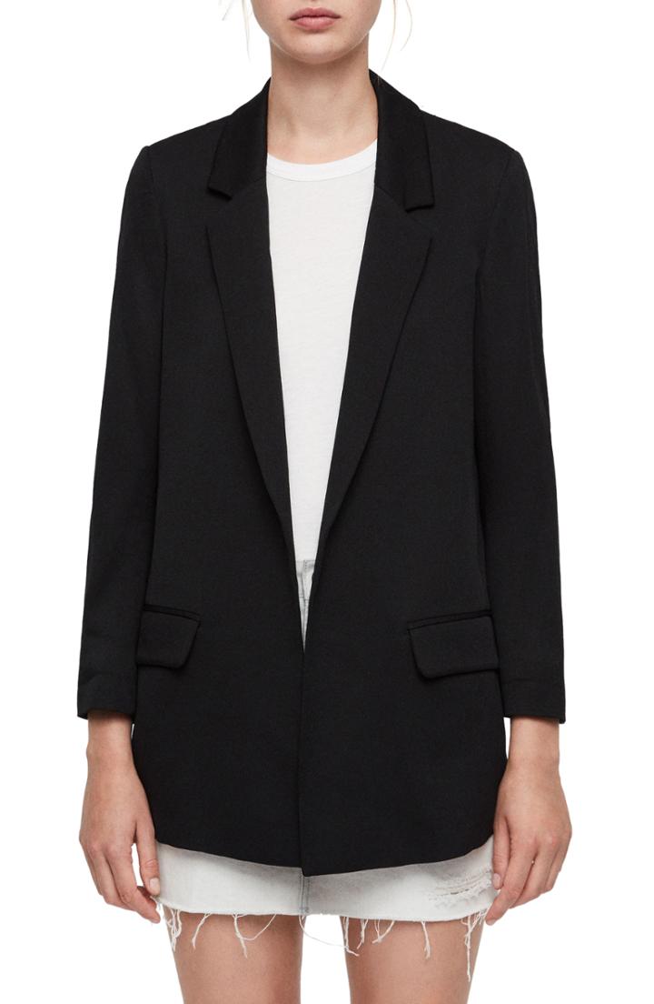 Women's Derek Lam 10 Crosby Stripe Jacquard Blazer - Blue