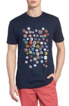 Men's Ben Sherman Pin Badge Crewneck T-shirt - Blue