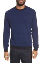 Men's Ted Baker London Norpol Crewneck Sweater (m) - Blue