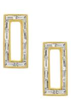 Women's Bony Levy Baguette Diamond Rectangle Stud Earrings (nordstrom Exclusive)