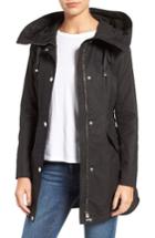 Women's Guess Lace-up Hooded Utility Coat