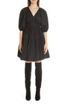 Women's Cecilie Bahnsen Susannah Wrap Dress - Black