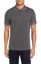 Men's Vince Camuto Slim Fit Mesh Polo, Size - Grey