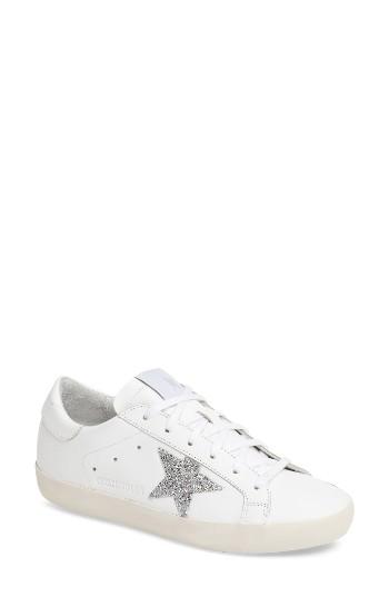 Women's Golden Goose Superstar High Top Swarovski Crystal Sneaker