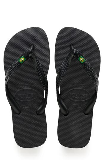 Men's Havaianas 'brazil' Flip Flop /13 Br - Black