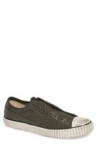 Men's Bootleg By John Varvatos Linen Laceless Sneaker .5 M - Green