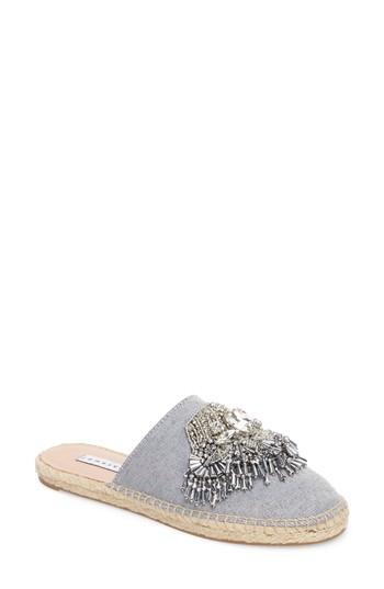 Women's James Chan Izalea Espadrille Mule .5 M - Blue