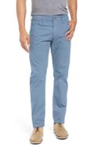 Men's Ag Tellis Slim Fit Stretch Plaid Pants X 36 - Blue