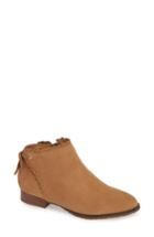 Women's Jack Rogers Scalloped Ankle Bootie .5 M - Brown