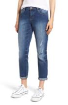 Women's Prosperity Denim Ripped Girlfriend Jeans - Blue