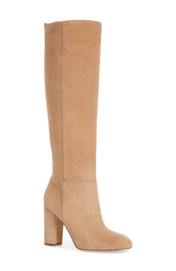 Women's Sam Edelman Caprice Knee-high Boot .5 M - Beige