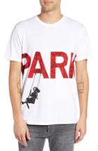Men's Elevenparis Parking Print T-shirt - White