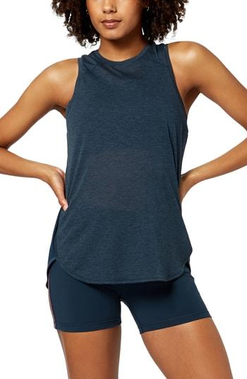 Women's Sweaty Betty Pacesetter Run Tank, Size - Blue