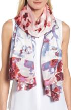 Women's Nordstrom Island Mix Silk Wrap, Size - Red