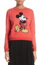 Women's Marc Jacobs Mickey Shrunken Sweatshirt - Red