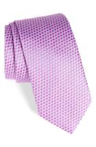 Men's Eton Neat Silk Tie, Size - Pink
