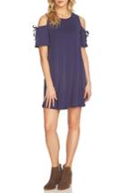 Women's 1.state Cold Shoulder Shift Dress, Size - Blue