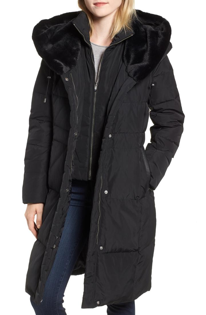 Women's Halogen X Atlantic-pacific Lace Trench Coat