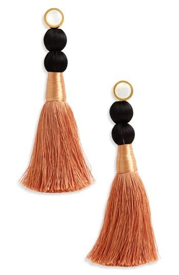 Women's Lizzie Fortunato Modern Craft Pearl Tassel Earrings