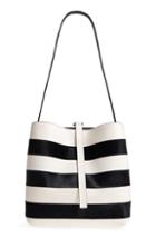 Proenza Schouler Frame Patchwork Pieced Leather And Genuine Calf Hair Shoulder Bag -